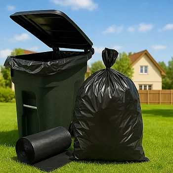 Мусорные мешки 240л. (10 штук)